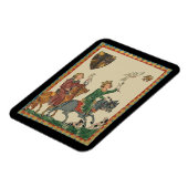 Falconry, 14th Century Codex Manesse マグネット (左側)