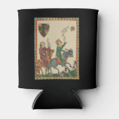 Falconry, 14th Century Codex Manesse 缶クーラー (正面)