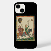 Falconry, 14th Century Codex Manesse Case-Mate iPhoneケース (裏面)