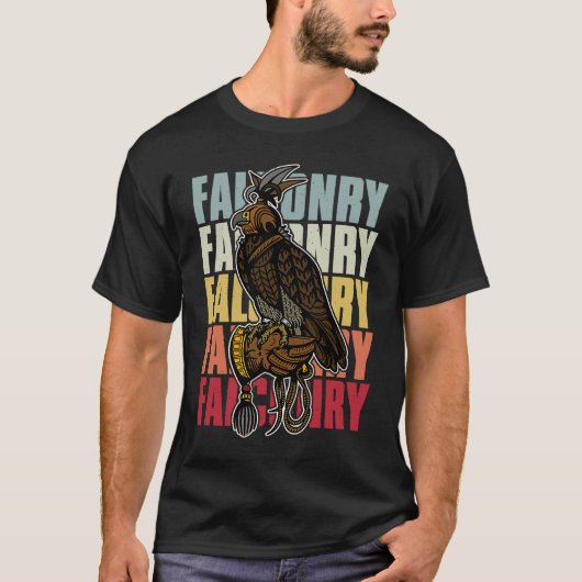 Falconry falconer ornithology birds hunting birdwa tシャツ (正面)