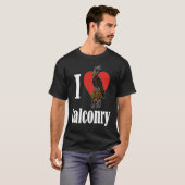 Falconry falconer ornithology birds hunting birdwa tシャツ (正面フル)
