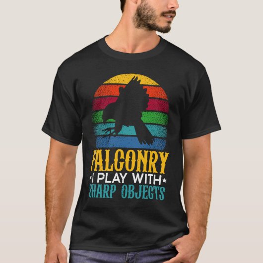 Falconry Falconing Bird  Ornithology Falcon Tシャツ (正面)