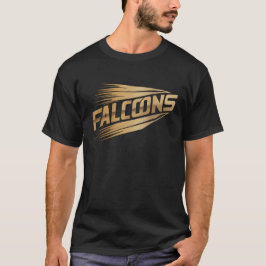 Falcons Golden Speed Typography Design Tシャツ