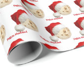 Falize Navidad Funny Tortilla Christmas ラッピングペーパー (ロールコーナー)