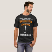 Falke義肢と人工足のレッグプロテーシス見積もり Tシャツ (正面フル)