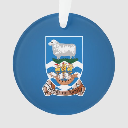 Falkland Islander coat of arms オーナメント (正面)