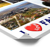 Falkland Islands - I Love - ポスター (角)