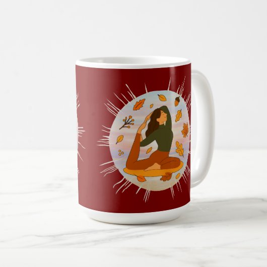 Fall コーヒーマグカップ (正面右)