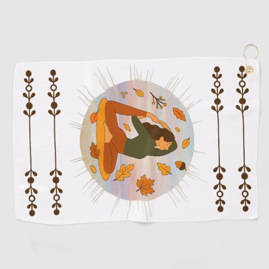 Fall ゴルフタオル (横)