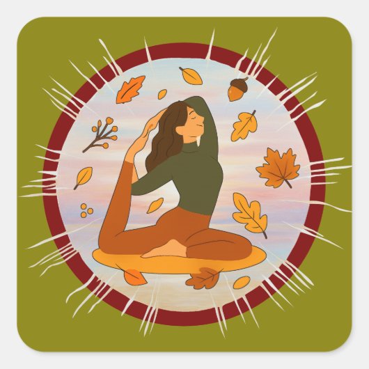 Fall スクエアシール (正面)