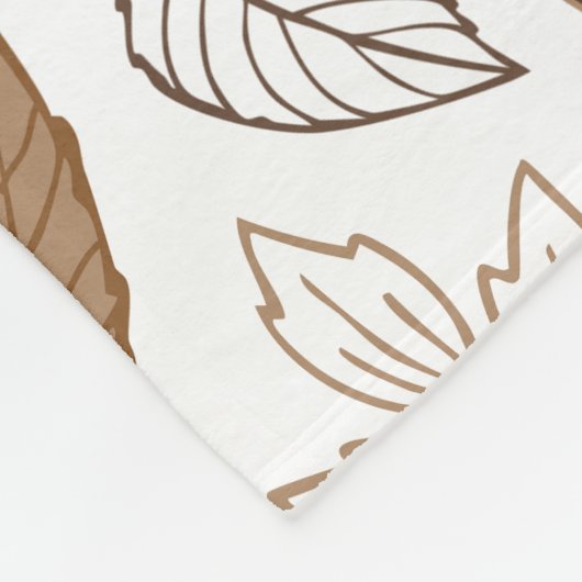 Fall フリースブランケット (角)