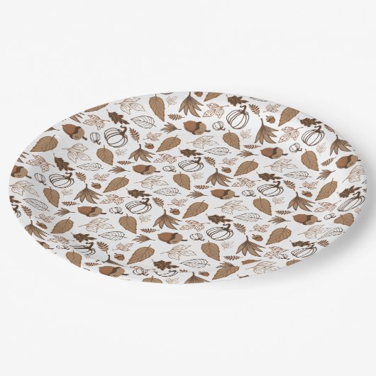 Fall ペーパープレート (アングル)