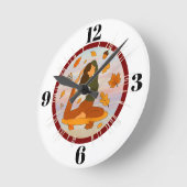 Fall ラウンド壁時計 (傾斜)