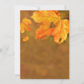 Fall | 秋の命日お別れ会 招待状 (裏面)