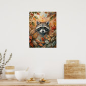 Fall Animal Poster ポスター (キッチン)