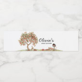 Fall Apple of our Eyes Baby Shower ペットボトルラベル (シングルラベル)