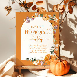 Fall arch how big is mommy's belly game poster ポスター