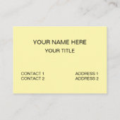 Fall Autumn Colorful Pumpkins 名刺 (裏面)