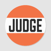 Fall Autumn Halloween Contest Judge 名札 (正面)