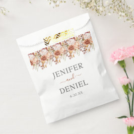 Fall Autumn Leaves Rustic Country Boho Wedding フェイバーバッグ