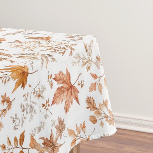 Fall Autumn Leaves Table Cloth Thanksgiving Decor テーブルクロス (インサイチュ)