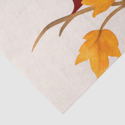 Fall Autumn Maple Leaves Branch 薄葉紙 (詳細)