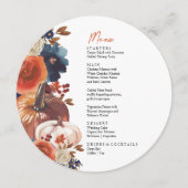 Fall autumn Pumpkins Menu  メニュー (正面)