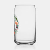 Fall Autumn Rose Flower Floral Wreath Best Mother ガラス缶 (左)