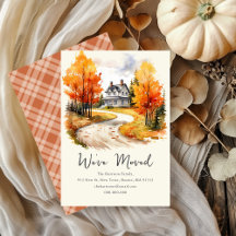 Fall Autumnal House | New Home Address 