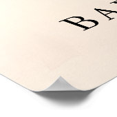 Fall Baby Shower – A Little Pumpkin Is on the way ポスター (角)