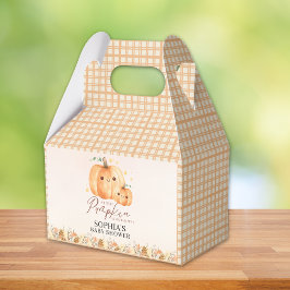 Fall Baby Shower Favor - "A Little Pumpkin  フェイバーボックス