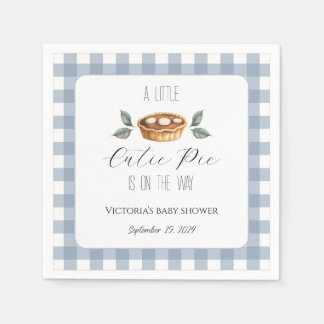 Fall Baby Shower Napkins, Little Cutie Pie Napkins スタンダードカクテルナプキン