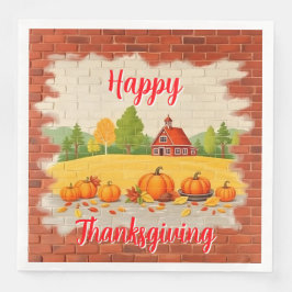 Fall Beautiful Trendy Happy Thanksgiving