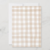 Fall Bow Coquette s'more bridal shower invitation 招待状 (裏面)