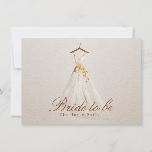 Fall Bridal Shower Advice & Wishes Card 招待状 (裏面)