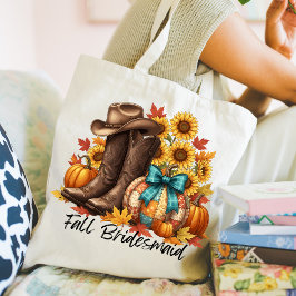 Fall Bridesmaid Tote Bag Gift トートバッグ