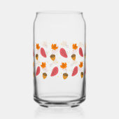 Fall Can Glass Fall Home Decor Fall Vibes ガラス缶 (正面)