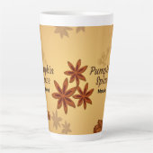 Fall Coffee Mug - "Pumpkin Spice Mood" カフェラテマグ (正面)