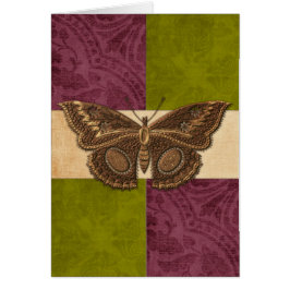 Fall Colors Butterfly Blank Card