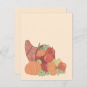Fall Cornucopia シーズンカード (正面/裏面)