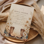 Fall Country Floral Bridal Shower 招待状