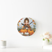 Fall Design Wall Clock ラウンド壁時計 (ホーム)