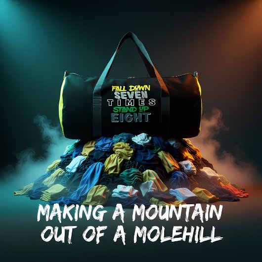 Fall Down Seven Stand Up Eight ダッフルバッグ