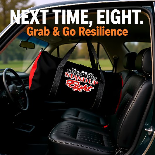 Fall Down Seven Stand Up Eight ダッフルバッグ