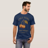 FALL ECHO 月のささやき 秋の響きと月の神秘 Tシャツ (正面フル)
