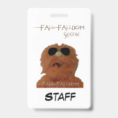 Fall Falldom Staff ID Badge  バッジ (裏面)
