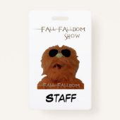 Fall Falldom Staff ID Badge  バッジ (裏面)