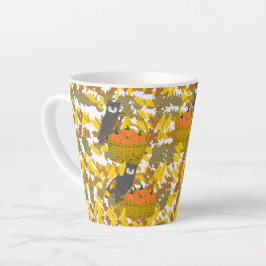 Fall Farmhouse Decor Latte Mug - Tasse Latte カフェラテマグ