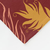 Fall Feathers Fleece フリースブランケット (角)