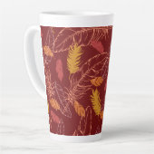 Fall Feathers Latte Mug カフェラテマグ (左アングル)